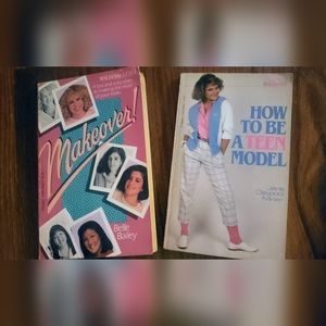 Vintage 1980s Books How to be a Teen Model and Makeover
